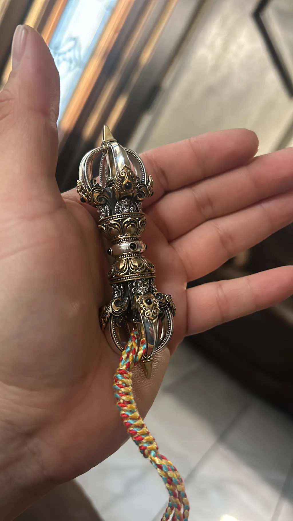 Handcrafted Vajra Nepalese Dorje Brass Handmade Tibetan Style gift Tibetan Sacred Buddhist Ritual