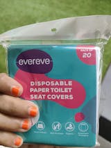 Evereve Disposable Paper Toilet Seat Covers for Women & Men, 20 sheets, No  toilet-borne diseases, Water-resistant, Comfortable & hygienic, Easy to  carry & use, Eco-friendly, Must for outdoors 