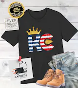 Kansas City Chiefs Royals Football Baseball Postseason Playoffs Crowned Double Victory Unisex Fit Graphic Tee Express Delivery available