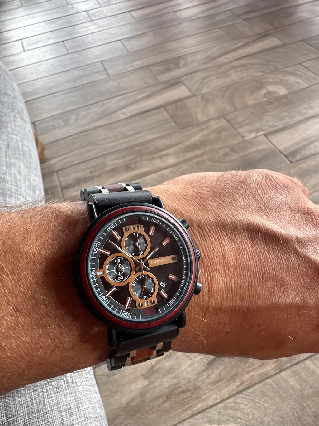 EverWood™ - Dark Eclipse Kronográf 44mm