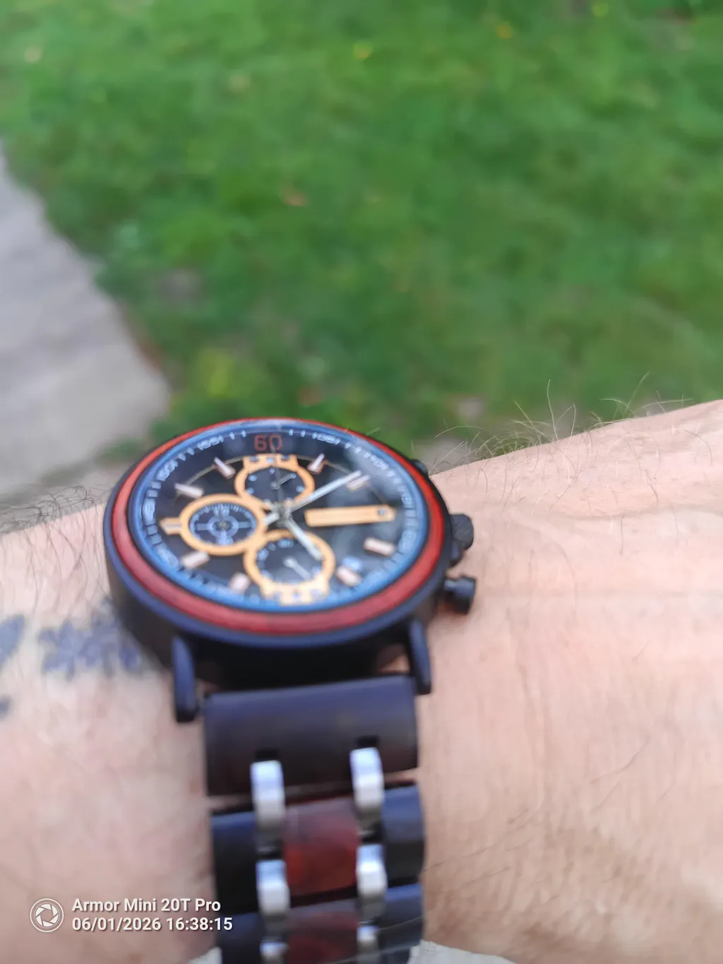 EverWood™ - Dark Eclipse Kronográf 44mm