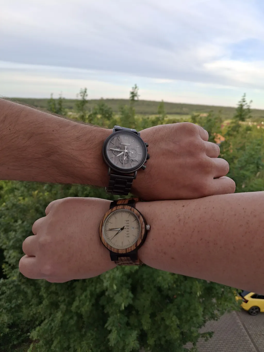 EverWood™  - Metal Zebra Kronográf 44.5mm