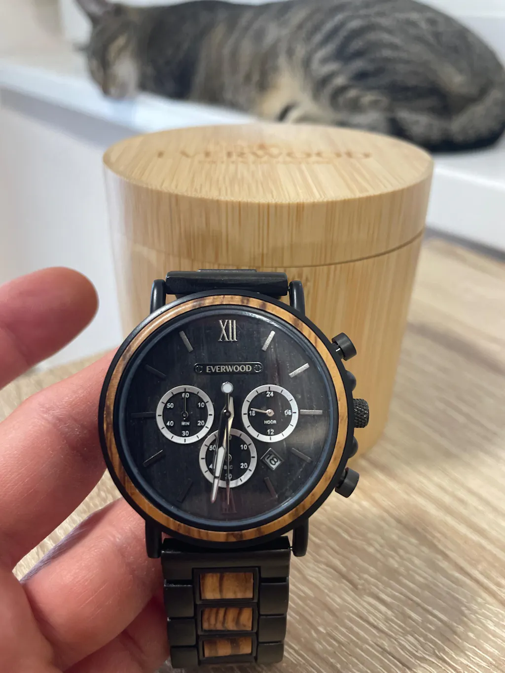 EverWood™  - Soil Zebra Kronográf 44mm