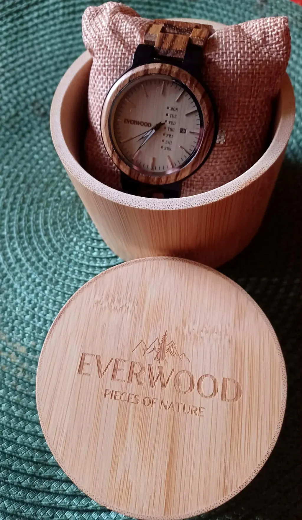 EverWood™  - Sand Quartz naptáros 45.5mm