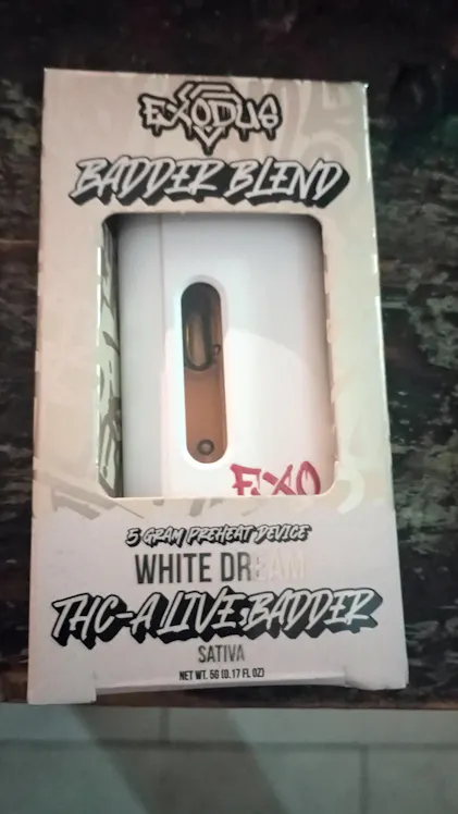 Exodus Badder Blend Disposable Vape 5g