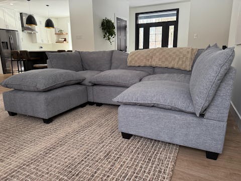 5 Piece L-Shape + Ottoman | Everyone Dream Sofa