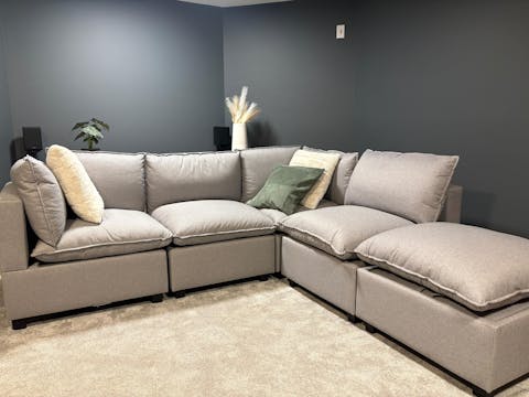 5 Piece L-Shape + Ottoman | Everyone Dream Sofa