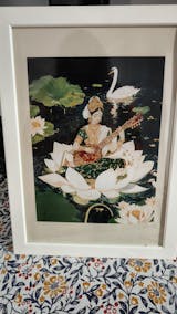 Ma Saraswati Goddess Wall Art