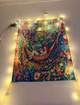 Relaxing Feels Art Tapestry Wall Hanging For Balcony