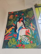 Woman of Paradise Wall Art Tapestry