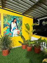 Woman of Paradise Wall Art Tapestry