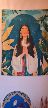 Cosmic Queen Tapestry - Boho Wall Art for Bedroom & Living Room