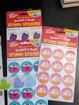 Birthday Cupcake Scratch 'n Sniff Retro Stinky Stickers