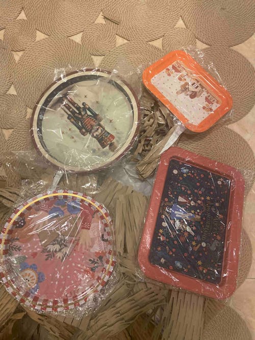 Kurşun Asker Desenli - Çay Kahve Tepsisi - Sunum Tepsisi 39 Cm Ee163-ea