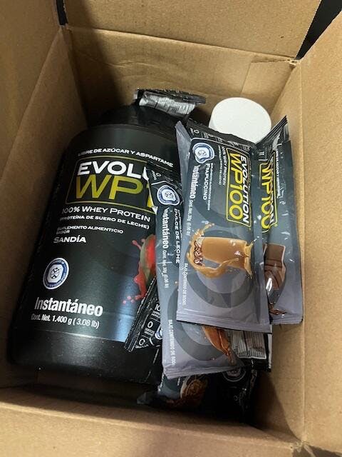 Proteína WP100 sobre 30 gramos