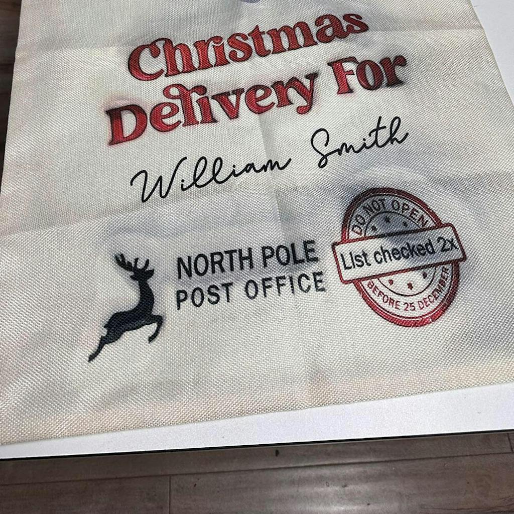 Christmas Special Delivery Bag - Personalized Gift Sack