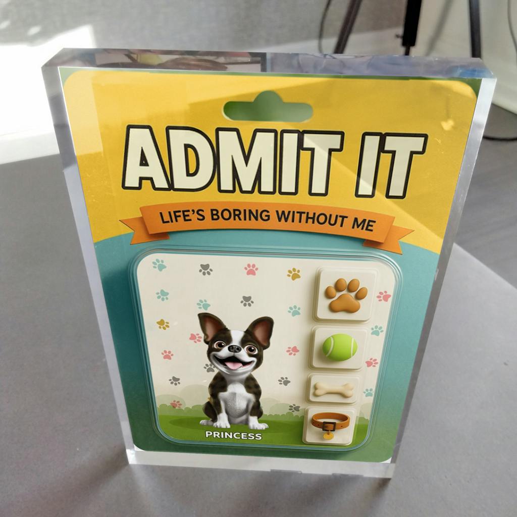 Admit It - Custom Figure Personalized Acrylic Block Plaque