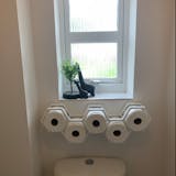Toilet paper holder wall mounted Honeycomb