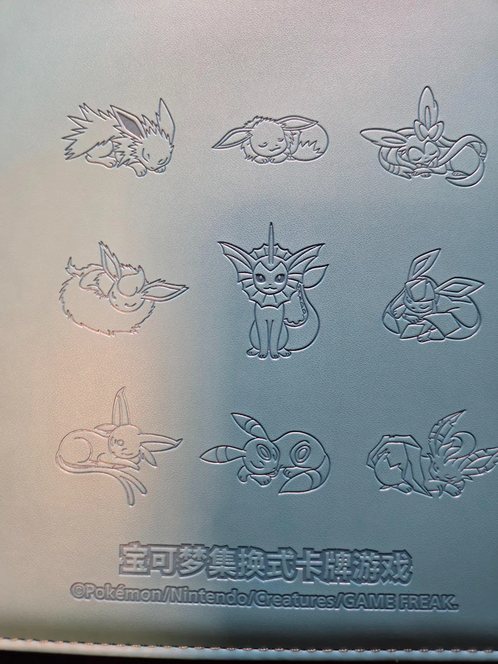 eeveelution card binder Pokmon Game Pokemon Card Binder, Eevee Album