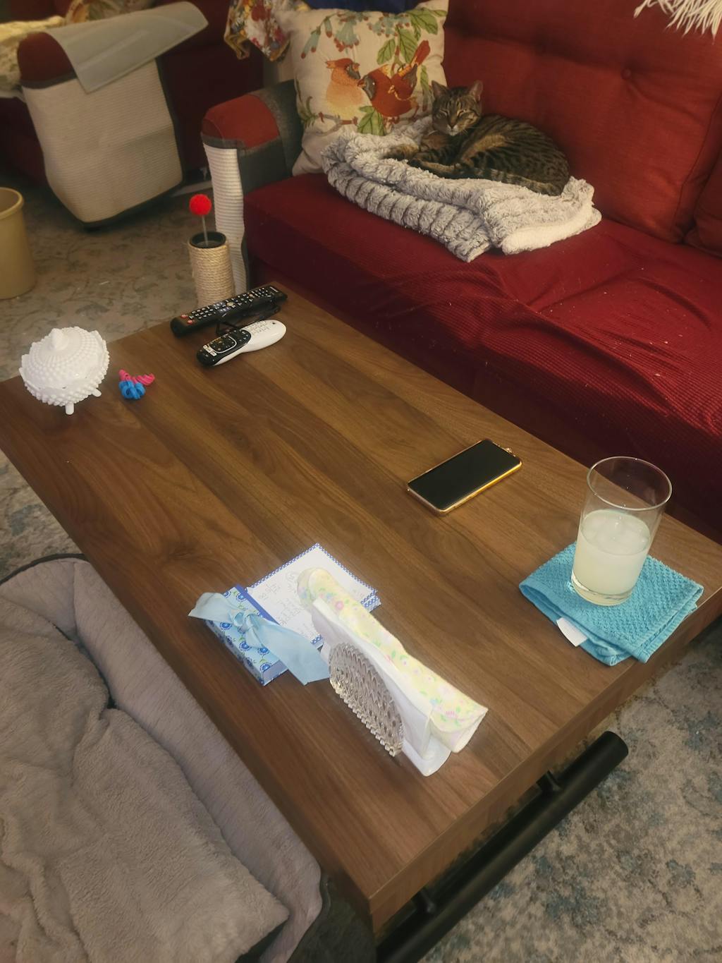 Alzare Square Transforming Coffee Table Expand Furniture Folding