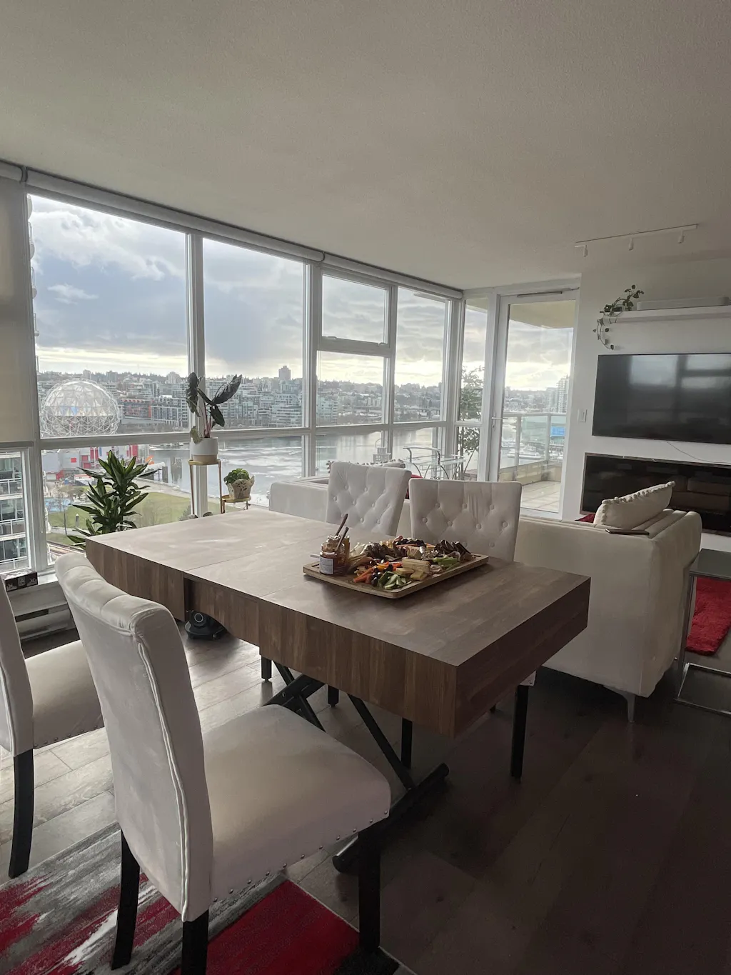 Glass Box Coffee Convertible Furniture Expand Furniture Folding