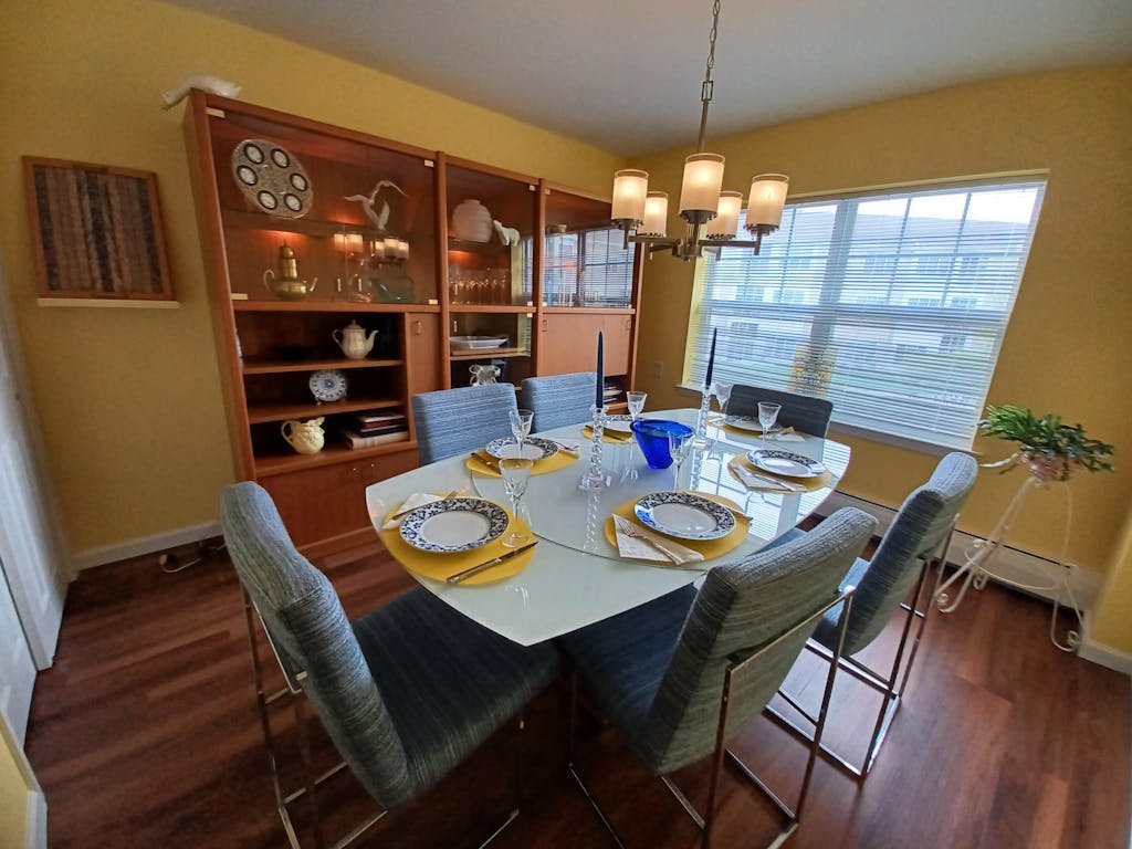 baobab round white glass extendable kitchen table