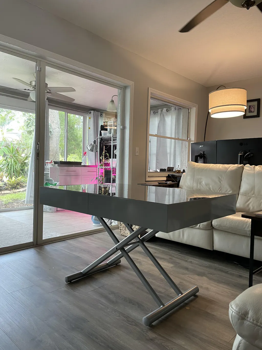 Glass Box Coffee Convertible Furniture Expand Furniture Folding