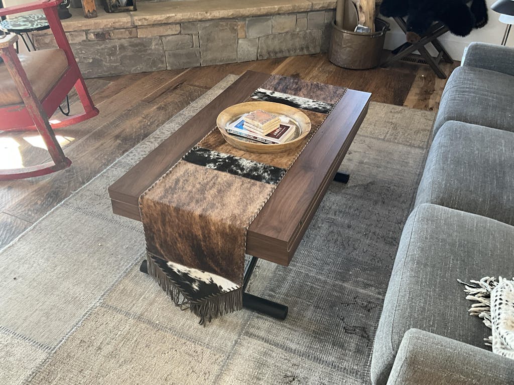 Alzare Square Transforming Coffee Table Expand Furniture Folding