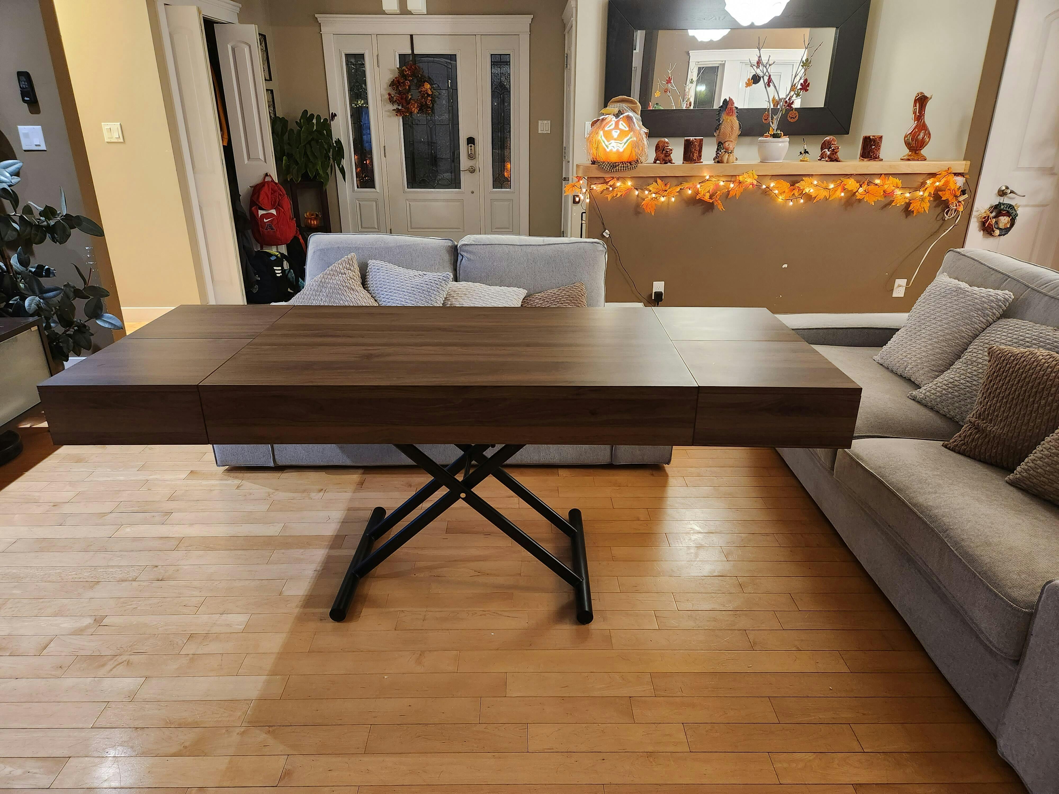Span Table - Coffee to Convertible Dinner Table Seating 8 – Expand