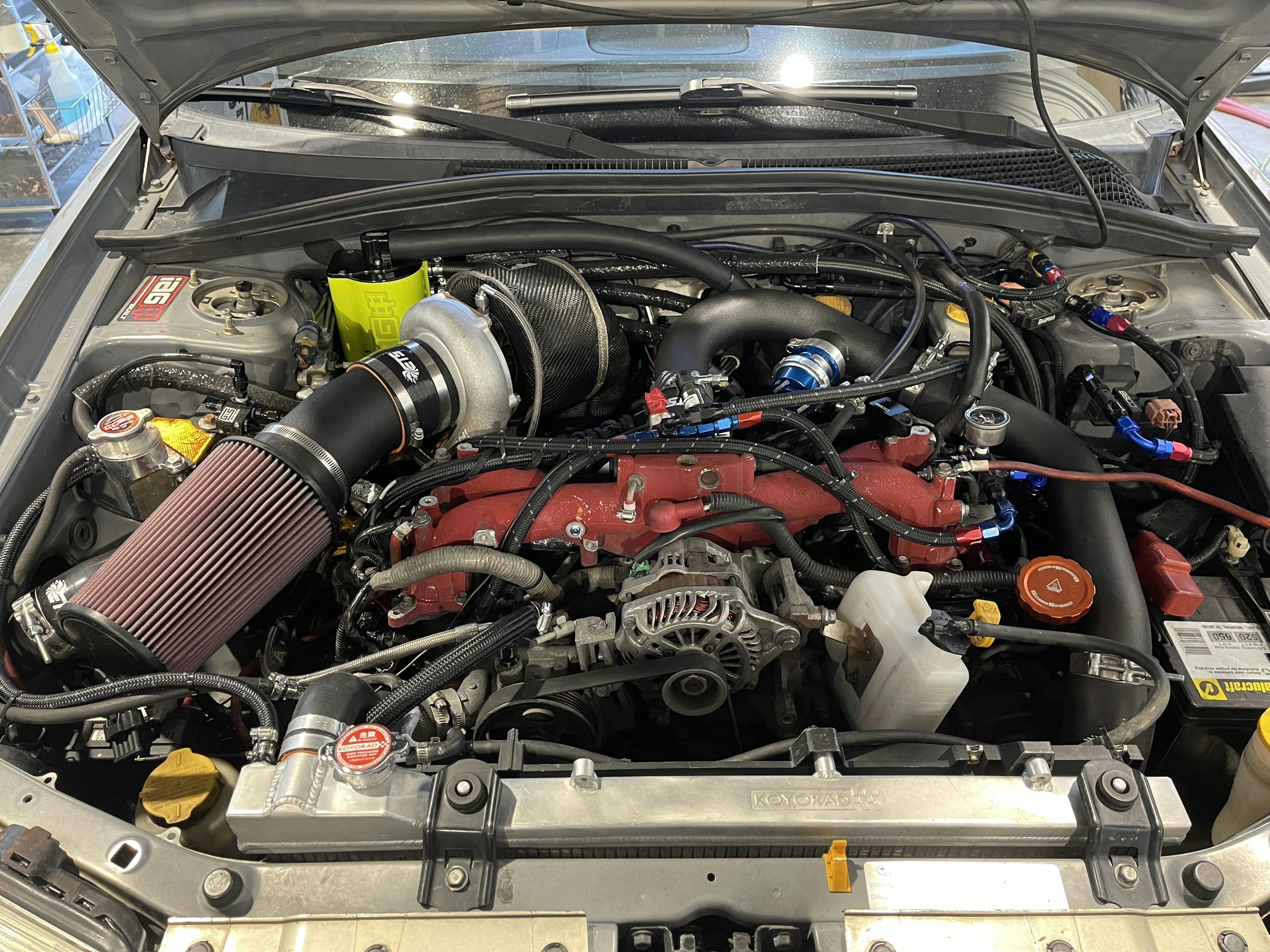 Ets rotated deals turbo kit sti