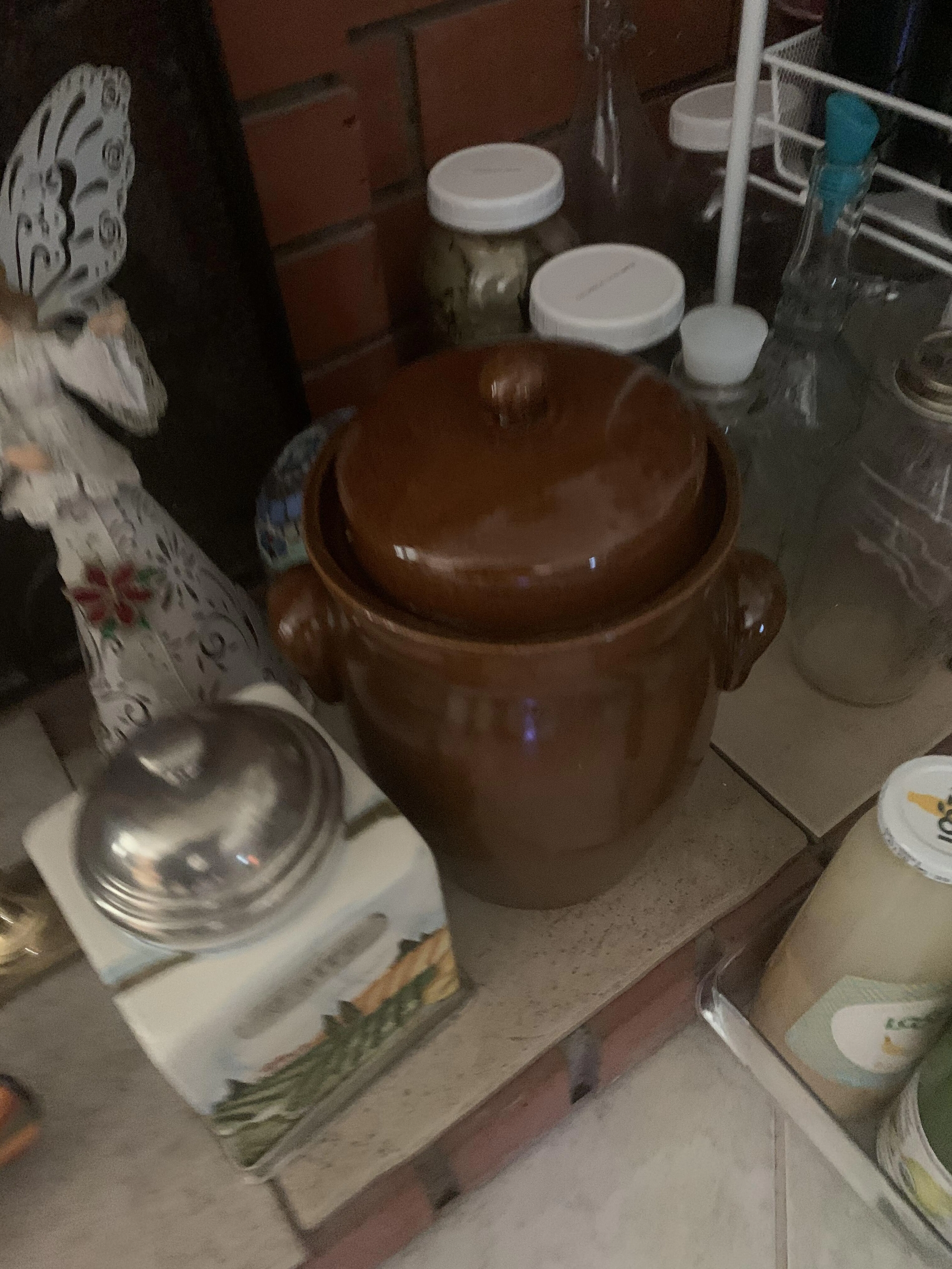 K&K Keramik Vaso Per Crauti E Fermentazioni Da 5,0 Litri Con Pietra E Coperchio In Ceramica