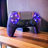 eXtremeRate Multi-Colors Luminated Dpad Thumbstick Share Home Face Buttons  for PS5 Controller, Chrome Gold Classical Symbols Buttons DTF V3 LED Kit  for PS5 Controller - Controller NOT Included – eXtremeRate Retail