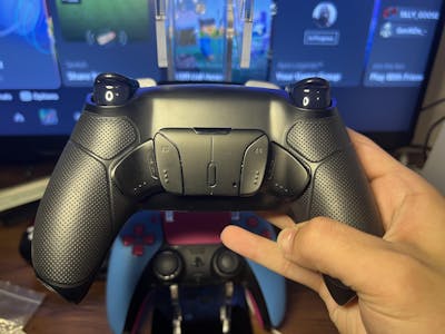 Rubberized Black Real Metal Buttons (RMB) Version Remappable RISE4 V3 Remap Kit for PS5 Controller BDM-030/040/050 - YPFJ7001G4