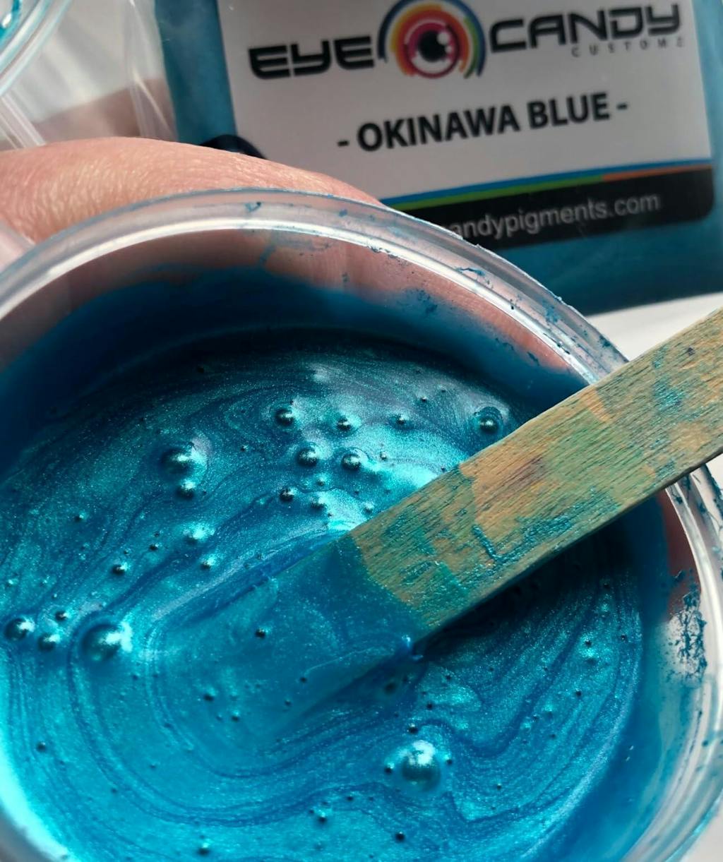 10 Color Pigment Powder Variety Pack Set P - Blues