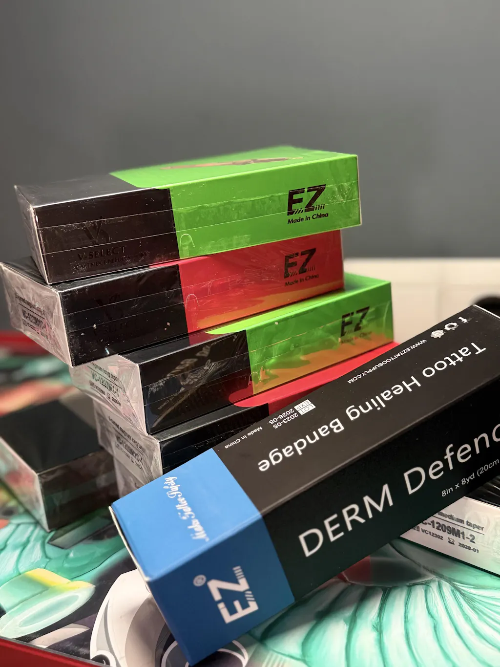 EZ tattoo  V-Select cartridge needles Curved Magnum