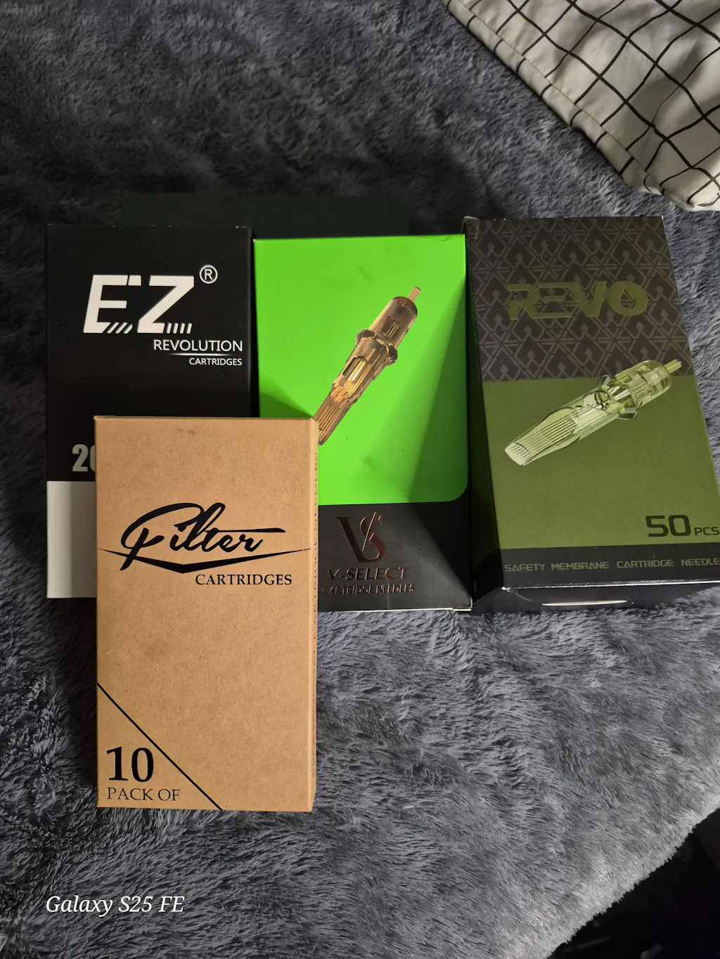 EZ tattoo V-Select cartridge needles  Flat RS