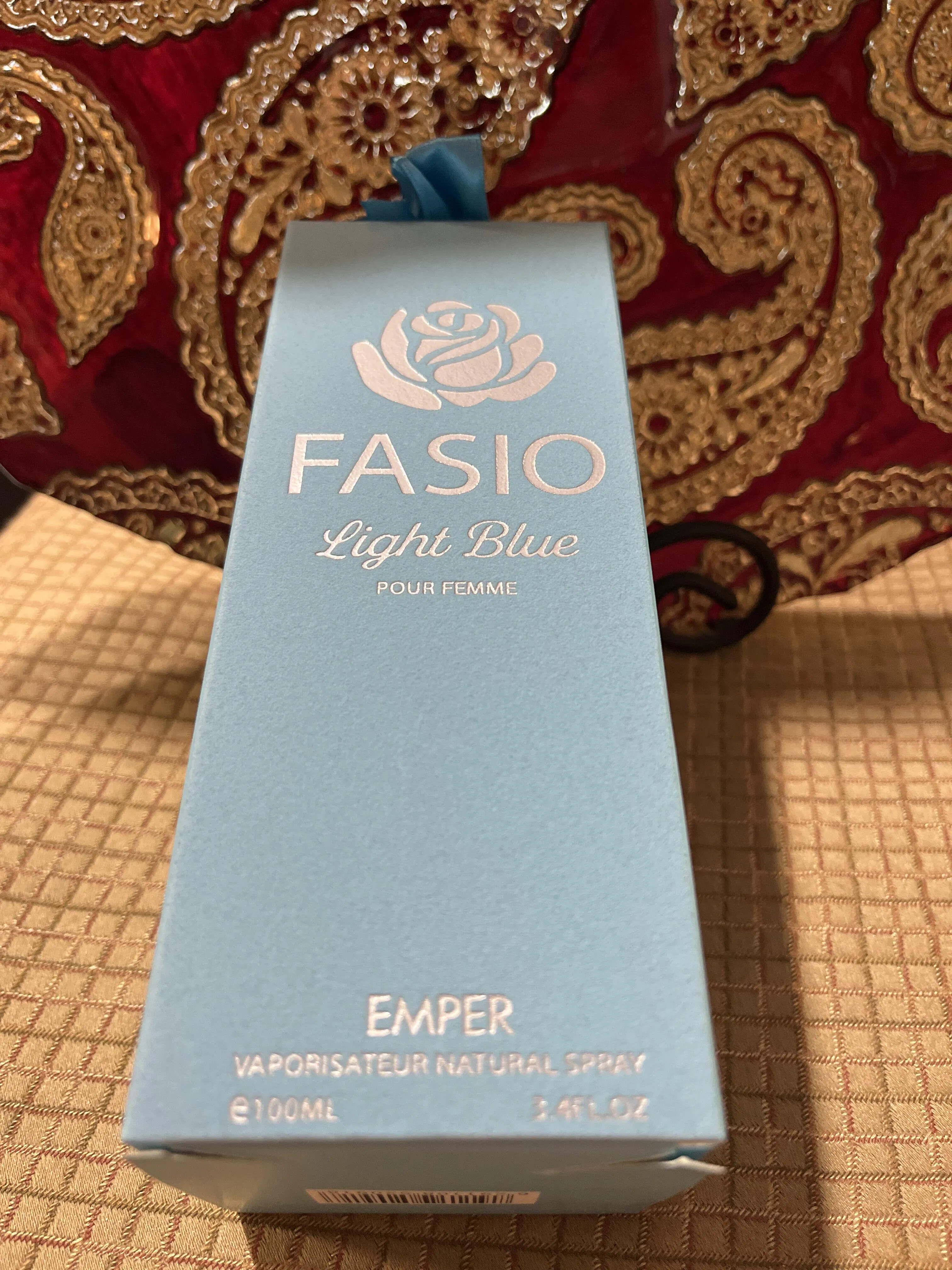 Fasio Light Blue By EMPER Eau de Parfum 3.4oz EZENZIA