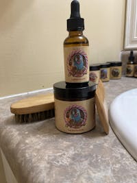 The Ginger Beard Man - Warm Gingerbread Beard Oil & Butter Kit
