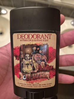 The Dollmaker - Deodorant - Warm Butterscotch, Buttered Rum, Candy Corn, & Creamy Caramel