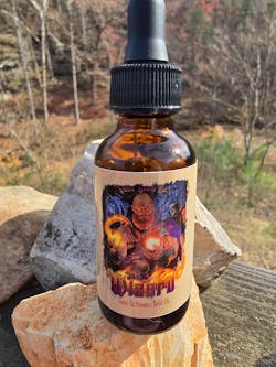 The Wizard - Beard Oil - Cauldron Brewed Bourbon, Toasted Vanilla Oats, Arcane Buttercream, and Orange Zest Sparks