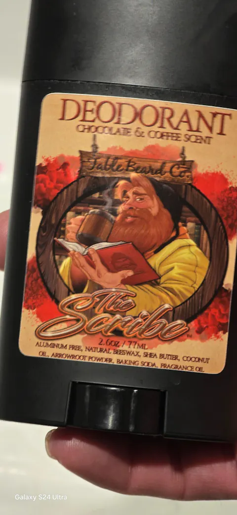 The Scribe - Deodorant - Coffee Beans, Dark Chocolate, Dark Espresso, Frothy Latte