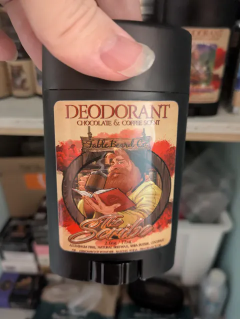 The Scribe - Deodorant - Coffee Beans, Dark Chocolate, Dark Espresso, Frothy Latte