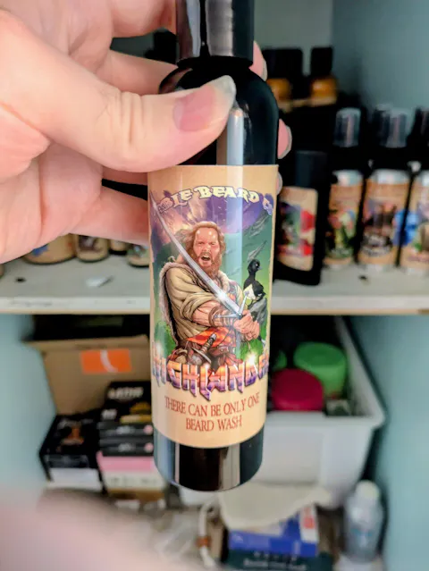 The Highlander - Beard Wash - Smoked Firewood, Robust Scotch, and Nostalgic Mahogany