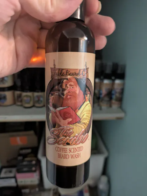 The Scribe - Beard Wash - Coffee Beans, Dark Chocolate, Dark Espresso, Frothy Latte