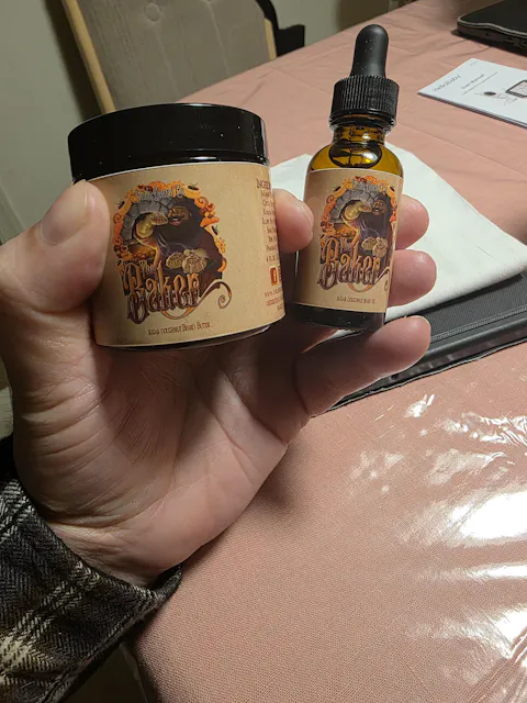 The Baker - Beard Oil & Butter Kit - Fresh Doughnuts, Warm Vanilla Sugar, Hint of Cinnamon Spice