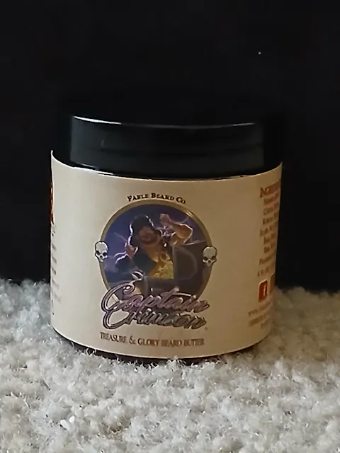 Captain Crimson - Beard Butter - Creamy Coconut, Warm Amber, Sea Salt, and Fresh Vanilla