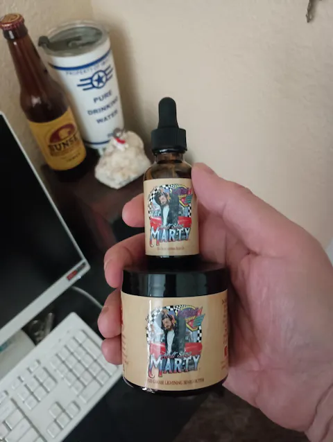 Malt Shop Marty - Beard Oil - Vanilla Ice Cream, Orange Soda, Whipped Cream Swirl