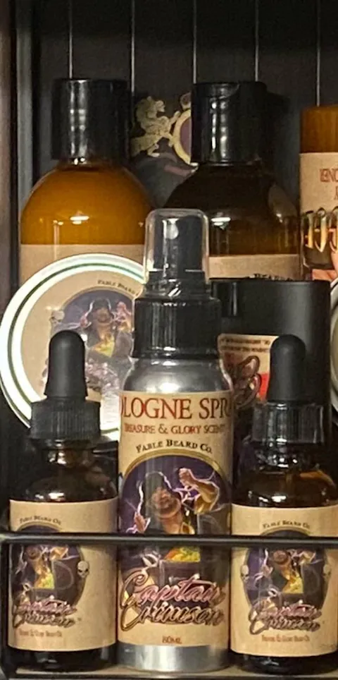 Captain Crimson - Cologne - Creamy Coconut, Warm Amber, Sea Salt, and Fresh Vanilla