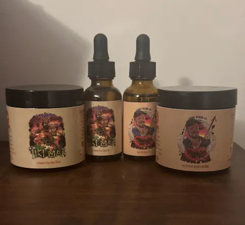 Tiki Man - Beard Butter - Juicy Pineapple, Jungle Woods, Spiced Rum