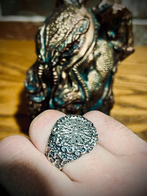 Cthulhu's Fury - A Sterling Silver Ring